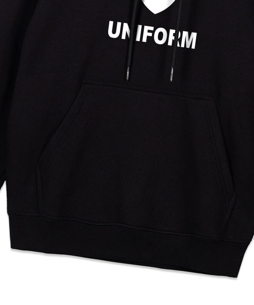 Oversize худи с опущенным плечом Uniform Essential — Black