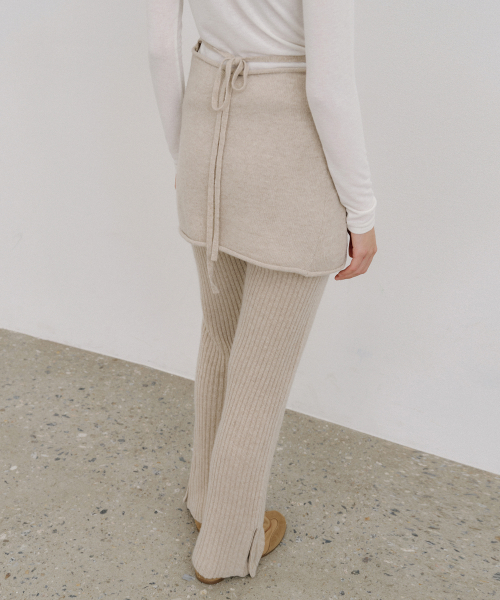 WOOL HALTER KNIT TOP_2COLOR