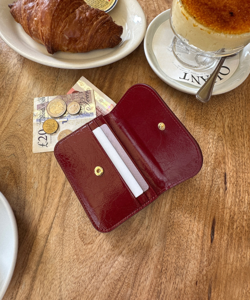 Ecrin card wallet - Crimson красный