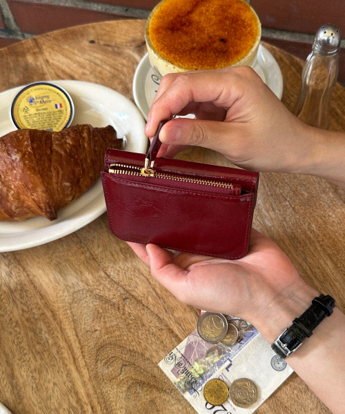 Ecrin card wallet - Crimson красный
