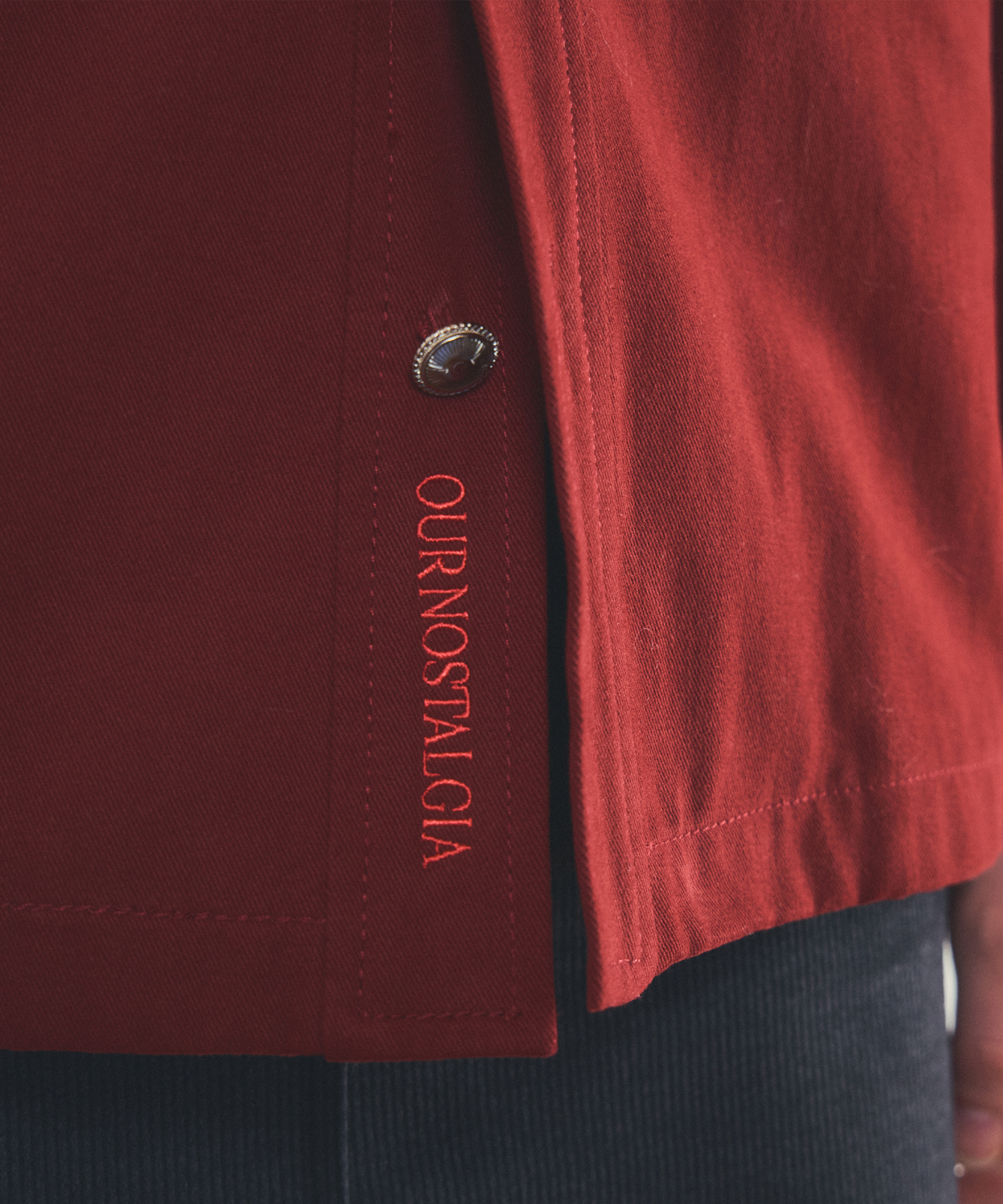 western pitch shirt_Burgundy