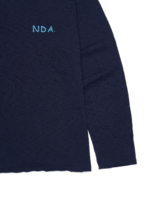 NDA long sleeve Tee_Navy