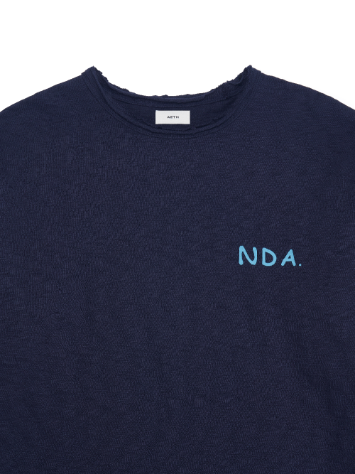 NDA long sleeve Tee_Navy