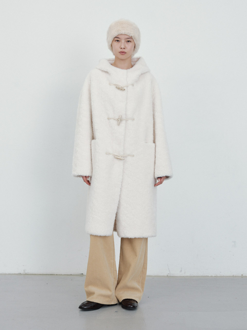 Hooded Duffel Long Coat (2color)