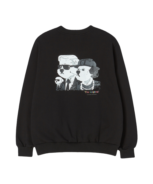 Свитшот The Legend Vintage Art Piece Black