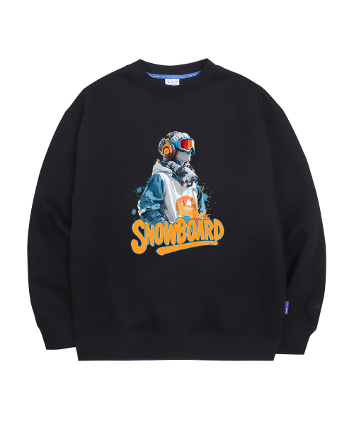 Свитшот на флисе OHPxJOY4 Snowboarder