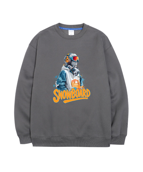 Свитшот на флисе OHPxJOY4 Snowboarder