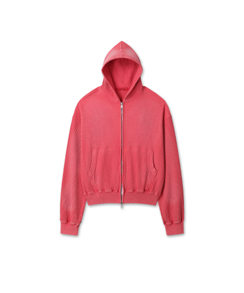 Archive Waffle Hood Zip-Up