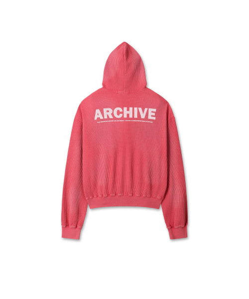 Archive Waffle Hood Zip-Up