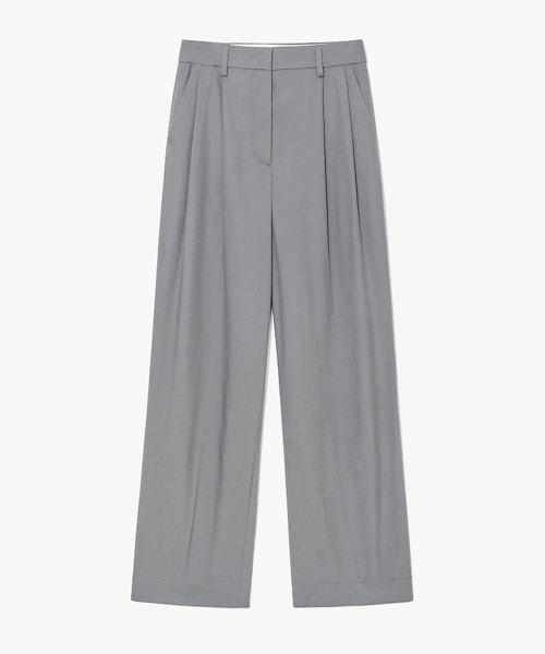 CUFF шерстяной FABRIC TROUSERS_LIGHT GRAY