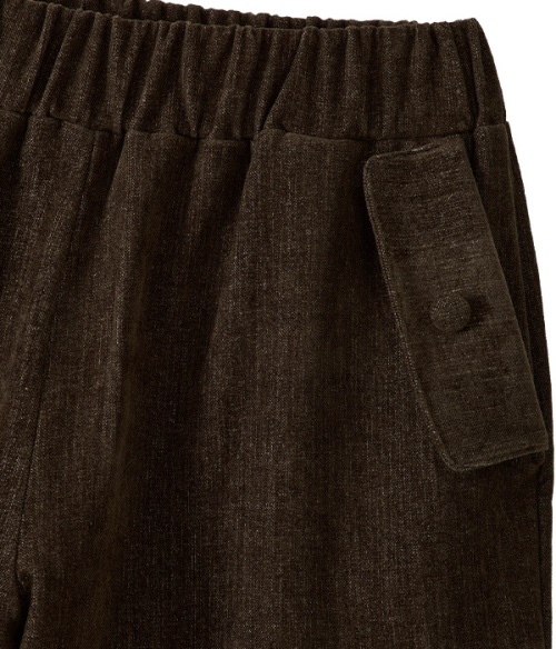 Ruffled Wide Crop брюки