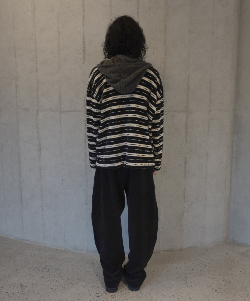 Бархатный кардиган с пряжкой, Black