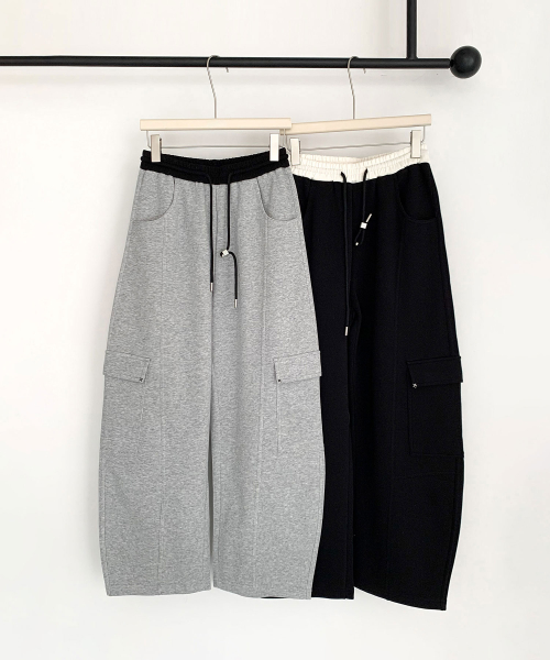 Cargo Wide Banding брюки (2colors)