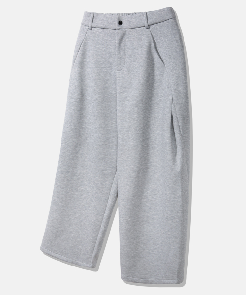 Утепленные брюки-слаксы bonding real BK7831_Grey
