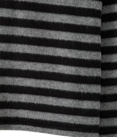 Hooded Henley Tee_Stripe