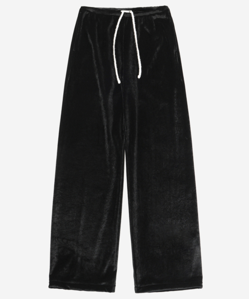 COMFY VELVET EASY брюки, BLACK