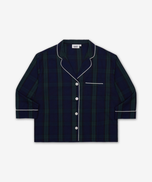 SET Sleepy Jones Марина Пижама — Black Watch Poplin FH25WS007F1531960