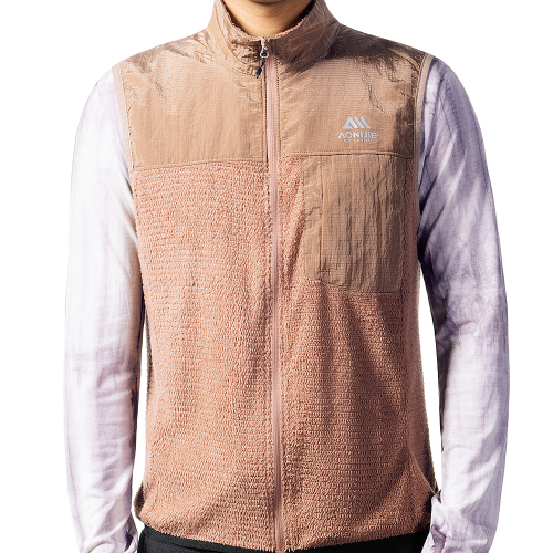 Легкий флисовый жилет Brown UJ40
