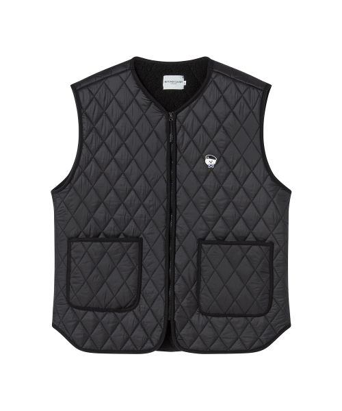 Стеганый жилет с патчем ILP Black