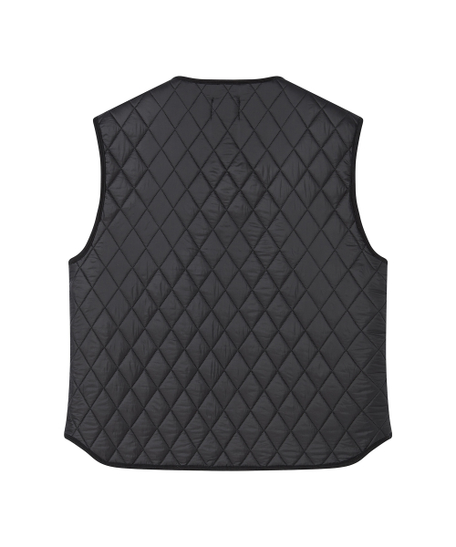 Стеганый жилет с патчем ILP Black