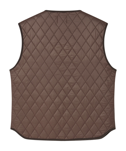 Стеганый жилет с нашивкой ILP, Brown