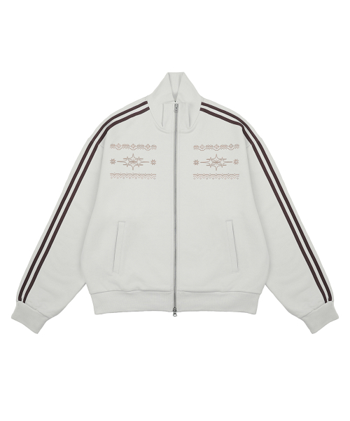 Спортивная куртка Nostar Two Line Sweat Track Top Off-White