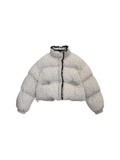 WINTER DAISY DOT PADDING_IVORY