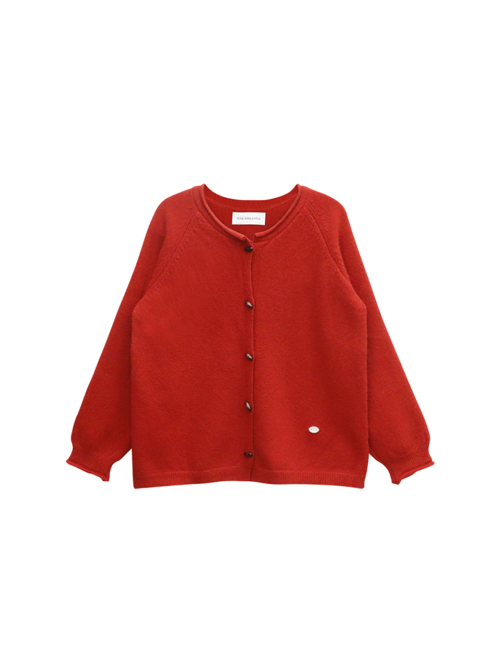 PETIT TOGGLE SIMPLE CARDIGAN_RED
