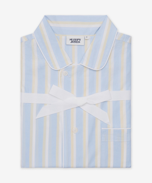 SET Sleepy Jones Bishop Пижама — French Blue Double Stripe FH25WS006F1533406