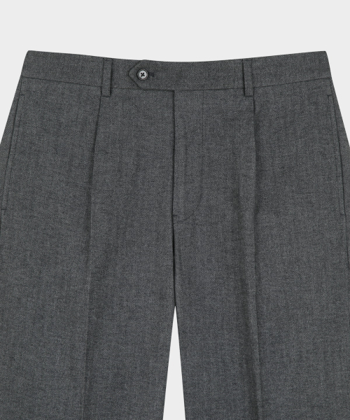 Хлопковые фланелевые брюки в ёлочку (Grey) BBPCMNF406