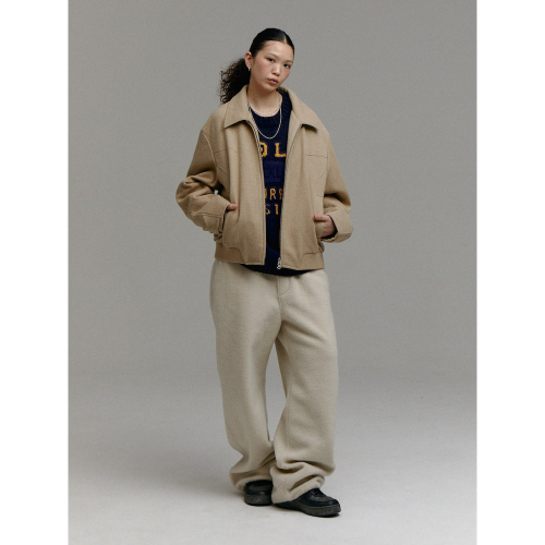 Унисекс оверсайз блузон из мохера — Beige