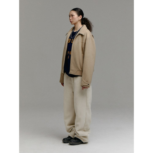 Унисекс оверсайз блузон из мохера — Beige