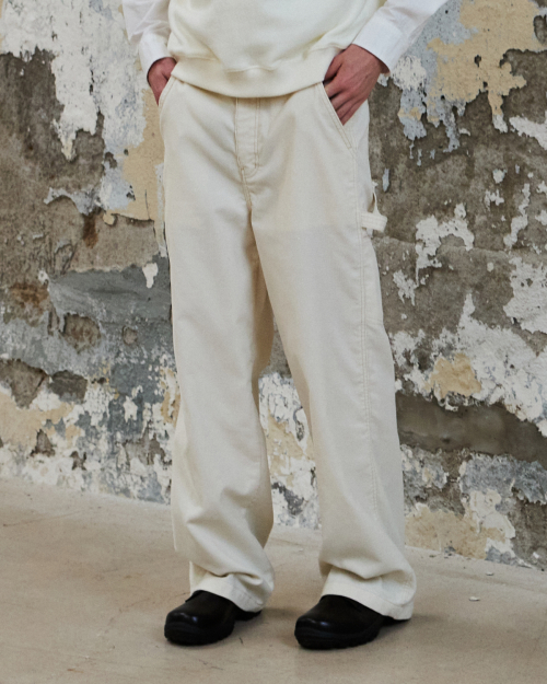 Washed вельвет брюки / IVORY