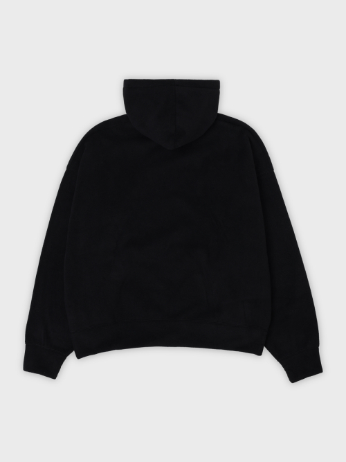 Флисовое худи - Black