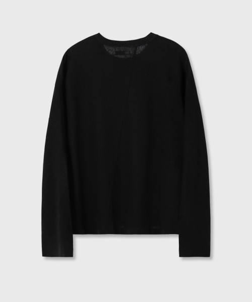 bland long-sleeve (black)