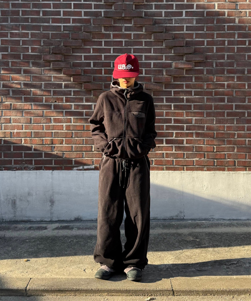 (DEFG X US) FLEECE HOOD ZIP-UP [3COLOR]