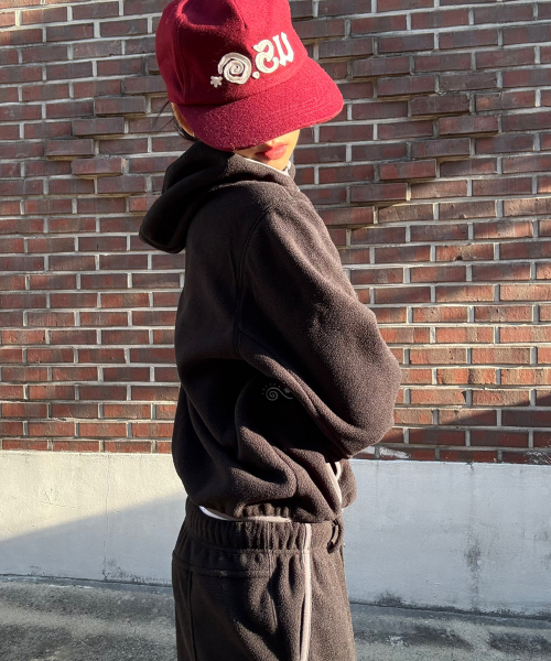 (DEFG X US) FLEECE HOOD ZIP-UP [3COLOR]
