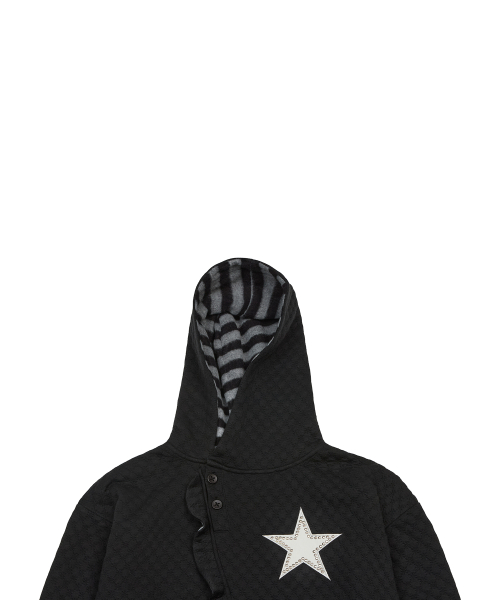 EV STAR HOOD TEE(BLACK)