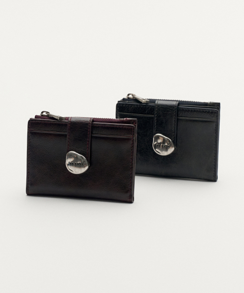 BRIDGE CARD WALLET CHARCOAL GRAY