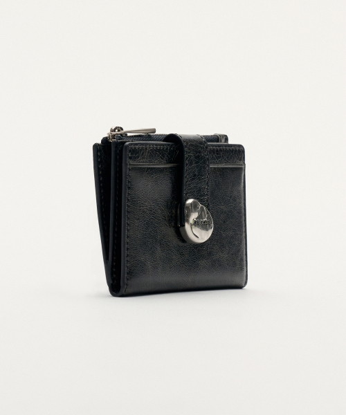 BRIDGE CARD WALLET CHARCOAL GRAY