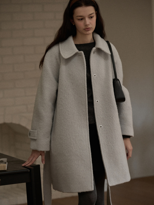 New raglan half coat - Light beige