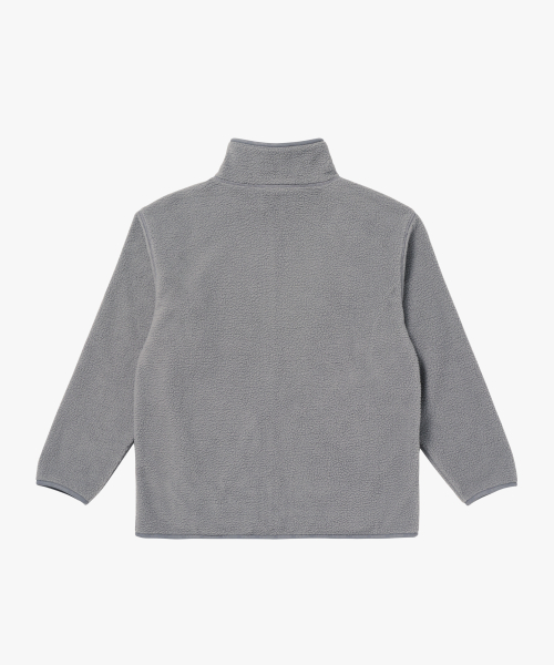 ESSENTIAL FLEECE JACKET-GREY