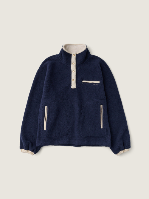 Montana Fleece Anorak (Navy)