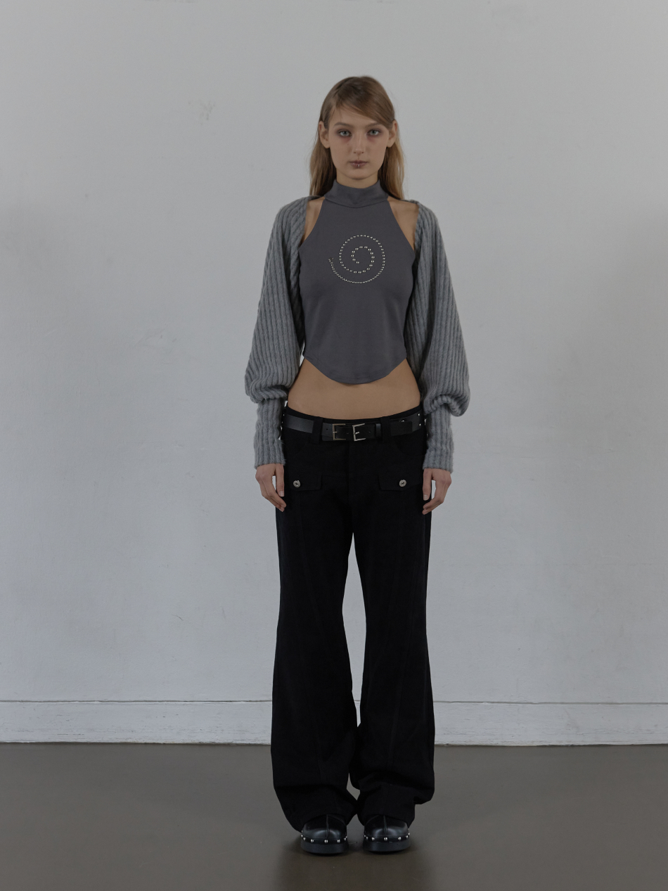 BRUSHED BOLERO SET / GRAY | ファッション通販サイト NUGU