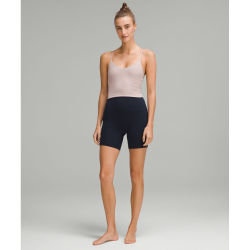 Шорты lululemon Align™ High-Rise Shorts 6" TRNV с карманами