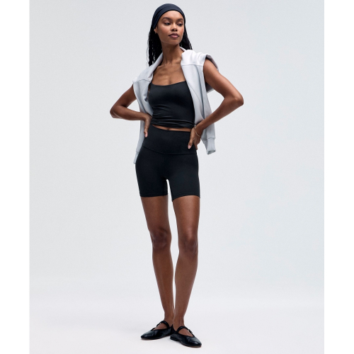 Шорты lululemon Align™ High-Rise Shorts 6" BLK