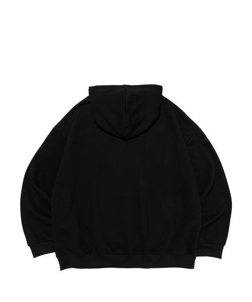 (Plus size) Худи с арочным логотипом (Black)