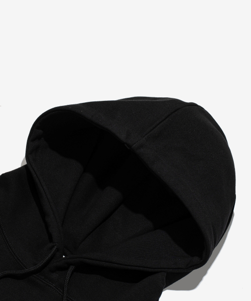 (Plus size) Худи с арочным логотипом (Black)