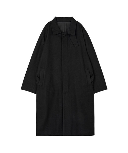 [XL-6XL] Длинное пальто оверсайз Mono Urban с высоким горлом