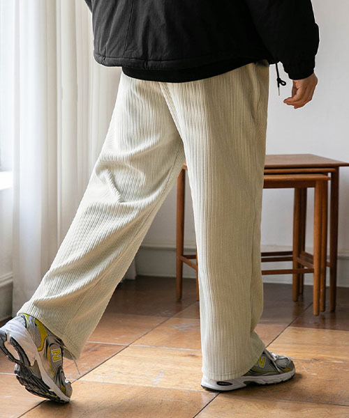 [-5kg Pants 32-50] Mono Jumbo вельветовые широкие брюки